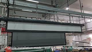 Most popular motorized screen？（sibyl@xy-screen.com）