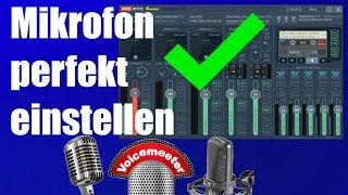 Mikrofon perfekt einstellen kein Rauschen Voicemeeter ohne teures Equipment mehr Guide Tipp Tricks