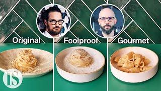 Cacio e Pepe: Original vs. Foolproof vs. Gourmet with Luciano Monosilio | Answering Babish