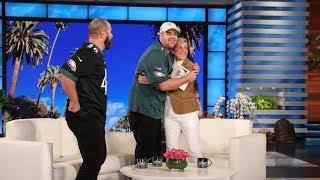 Ellen & Jon Dorenbos Surprise an Inspiring Philadelphia Eagles Fan