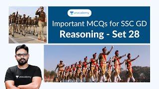 Important MCQs | SSC GD | Set 28 | Reasoning | Praveen Jadhav | Unacademy Kannada