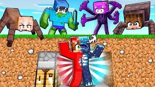 CORREDOR MUTANTE vs 5 CAZADORES en Minecraft!