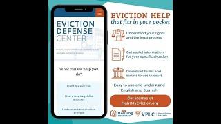Introduction to Virginia Poverty Law Center's Eviction Defense Center