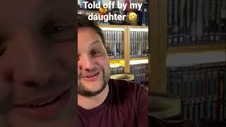 Told off by my daughter during Doctor Who review