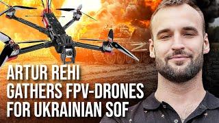 ARTUR REHI Collects Kamikaze Drones to Destroy 50 Russian Tanks