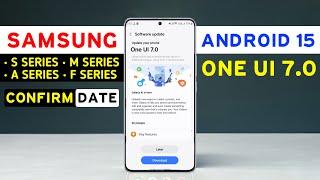 Samsung One Ui 7.0 Official Update Confirm Date | Samsung S24,S23,S22,A55,A54,A35,A34,A14,S21 Fe,M35