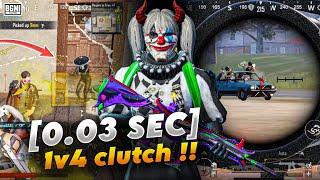 aloneBAKI Made a *Record of 0.03 Sec Clutch ! | BGMI 