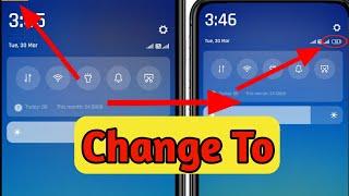 Android Phone New Features Notification Bar Setting Icon Hide #shorts #short #kksearch