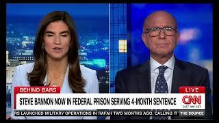 Sam Mangel and Kaitlan Collins Discuss Steve Bannon’s Surrender on CNN