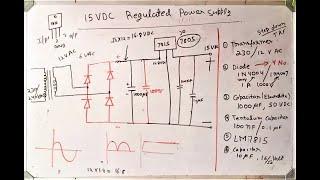 15 vdc regulated power supply design