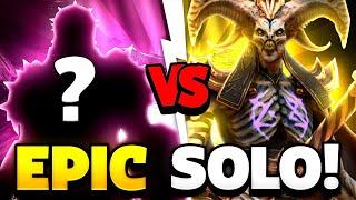 FREE EPIC SOLO SAND DEVIL 25 WITH FOOD! GAME CHANGING BUILD! | RAID: SHADOW LEGENDS