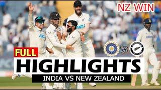 INDIA VS NEW ZEALAND 2ND TEST MATCH DAY 3 FULL HIGHLIGHTS 2024 | IND VS NZ