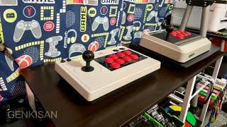 Switching the 8BitDo Arcade Stick 4-way restrictor gate to octagonal. Easy.