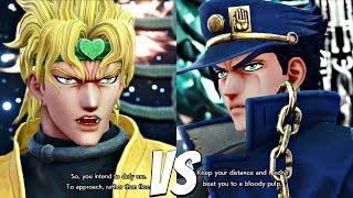 Jojo vs Dio 1vs1 Gameplay & Special Interaction + Secret Stage Transition - JUMP FORCE