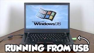 Installing Windows 98 on a Modern Laptop