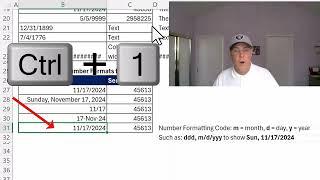 MS 365 Excel Basics 4: Date & Time Formulas, Functions & Formatting: All The Basics You Need to Know