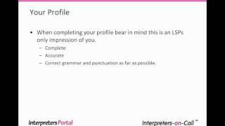 Interpreters Portal Webinar Part 1