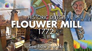 Historic Dutch Flouwer Mill 'Kijkduin'