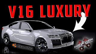 I Built A V16 Hyper Luxury Car!! Automation - BeamNG