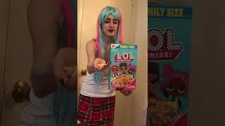 L.O.L. SURPRISE! Birthday Cake Cereal #lolsurprise #cereal #shorts