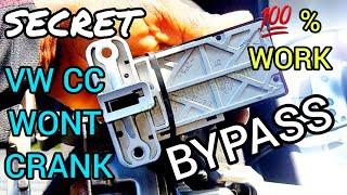 How to bypass Steering Lock Actuator Control Module on Volkswagen Cc DIY