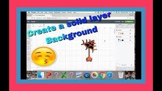 How to Create a Solid Layer Background or Shadow in Cricut Design Space