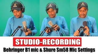 behringer B1 | Shure Sm58 | audio engineering tips | shtv