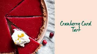 Cranberry tart