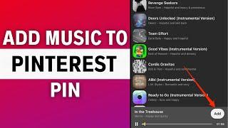 How To Add music to Pinterest Pin (NEW WAY)