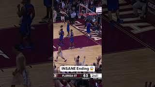 When FSU won off an "own goal"  #floridastate #seminoles #accbasketball #ncaabasketball #accmbb