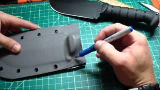 Custom Kydex Sheath Step By Step Tutorial