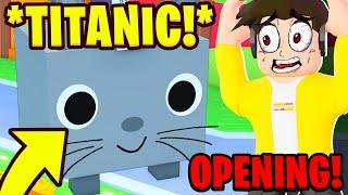 OTWORZYŁEM 500 NOWYCH JAJEK Z TITANIC CLASSIC CATEM! | ROBLOX