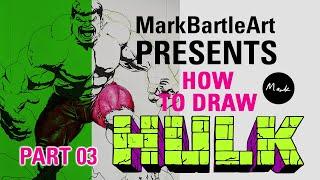 How To Draw The Incredible Hulk: Flat Colours