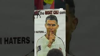 Phones out to see every second of Cristiano Ronaldo on the pitch  