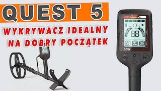 Quest X5 wykrywacz metali dla początkujących (na start). Ustawienia.Porady.Instrukcja obsługi