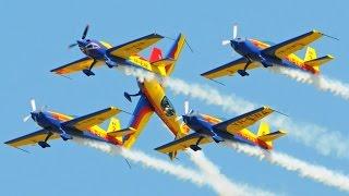 5 Extra 300L/330SC Formation Aerobatics Display - Hawks of Romania - BIAS2015