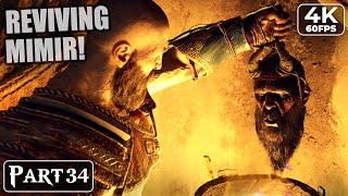 Reviving Mimir - God Of War 4 (2018) Gameplay #34