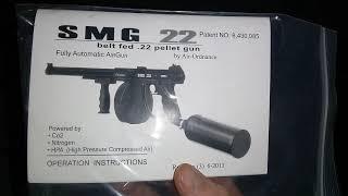 Air Ordnance SMG .22 Tactical package fully automatic pcp air rifle.