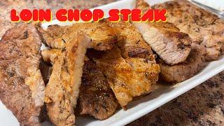 Loin Chop Steak (Pork)|| Quick & Easy Recipe