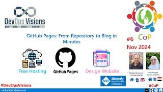 Public Technical Session GitHub Pages From Repository to Blog in Minutes