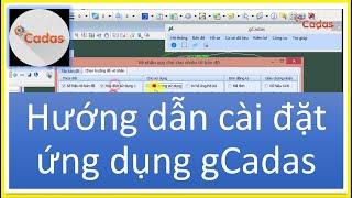 Hướng dẫn cài đặt ứng dụng gCadas cho MicroStation V8i SELECTseries 3 cho Sinh Viên, Học Viên.