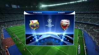 PES 2012 | Barcelona vs Arsenal | UEFA Champions League - Full Match & Gameplay