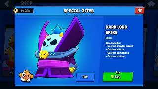 DARK LORD SPIKE UNLOCKING ANIMATION LOOSING AND WINNING ANIMATION WORTH TO BUY SKIN