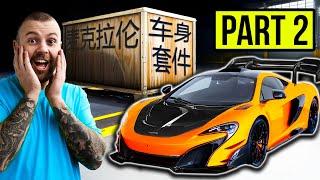 BUILDING A £400,000 MCLAREN FROM TEMU PART 2