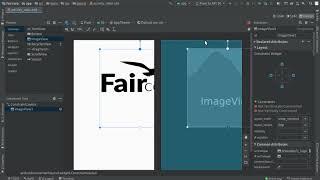 Add constraint on an image view in Android Studio Layout Editor
