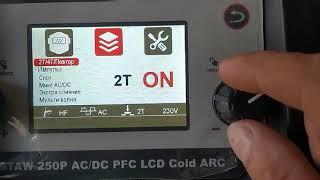 Відео огляд тіг апарата Спіка GTAW 250P AC/DC PFC LCD Cold Arc