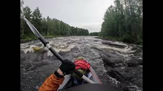 Одиночный сплав по р. Кереть с выходом в Белое море.  Байдарка "Волхов-360"