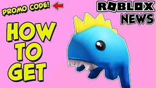 [PROMO CODE] HOW TO GET THE SOCIALSAURUS FLEX IN ROBLOX *FREE ITEM* BLUE DINO HAT