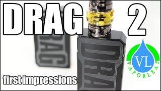 VOOPOO DRAG 2 FIRST IMPRESSIONS AND REVIEW! | Vaporleaf