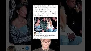 Diddy's former assistant said that when she told Cassie to leave him, Cassie responded by saying